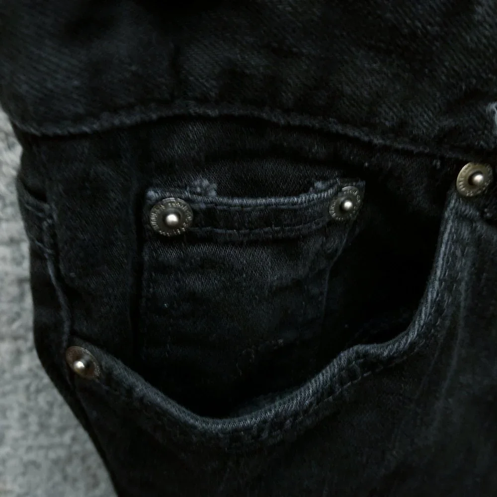 Lauren Jeans Co Women's 2 Classic Black Bootcut Jeans 28.25" 29.25" 9.25" - Picture 9 of 12